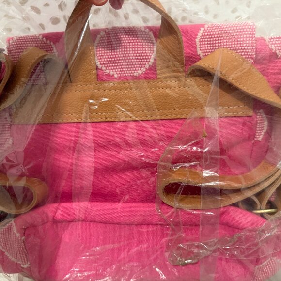 Angelica Backpack by Mercado Global Anthropologie - NWT Sunset Pink - Picture 2 of 5